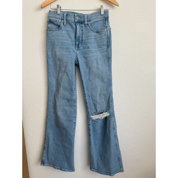 Madewell 11" High Rise Flare Jeans - Picture 2 of 10